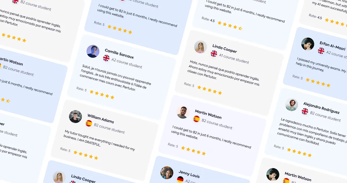 Our Students Say Background